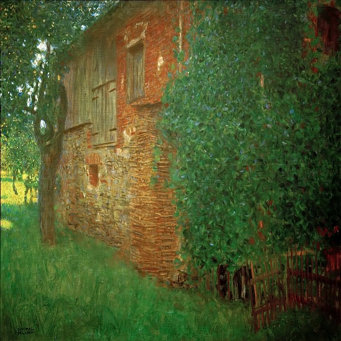 Farmhouse, Gustav Klimt