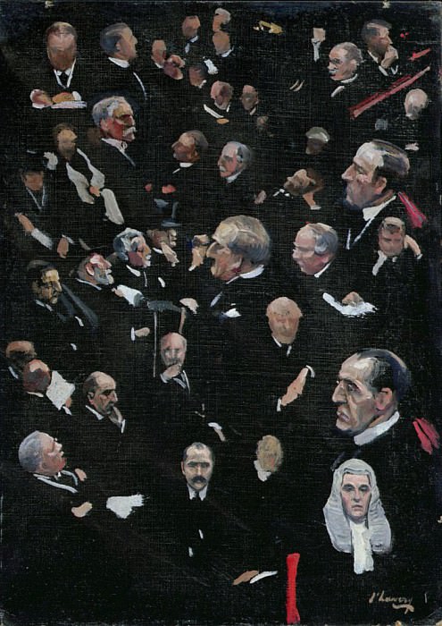 Эскиз, Палата лордов, виконт Морли, 14 декабря 1921