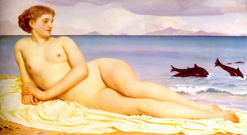 Actaea, the Nymph of the Shore, Frederick Leighton