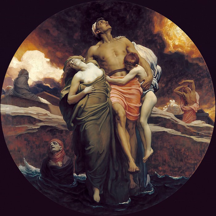 And the Sea Gave Up the Dead Which Were in It, Frederick Leighton