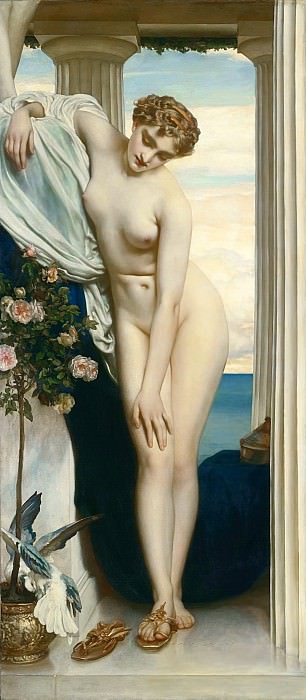 Венера, раздевающаяся перед купанием, Фредерик Лейтон