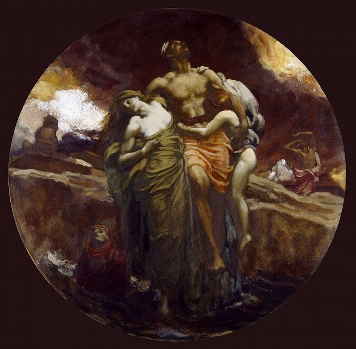 And the Sea Gave Up the Dead Which Were In It, Frederick Leighton