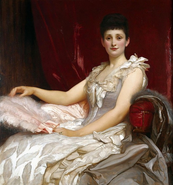 Portrait Of Amy Augusta, Lady Coleridge, Frederick Leighton