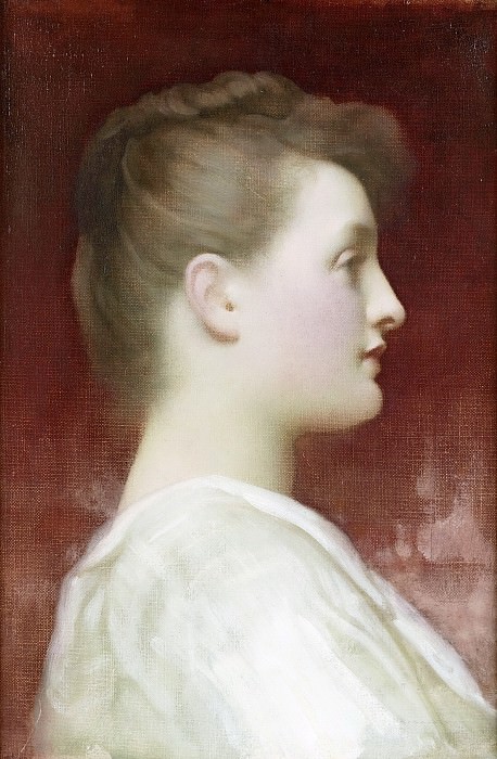 Girl in profile, Frederick Leighton