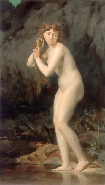 A Bathing Nude, Jules-Joseph Lefebvre