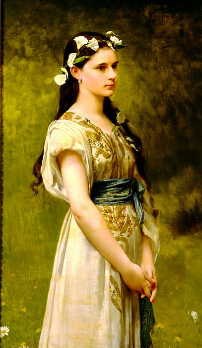 Portrait of Julia Foster Ward, Jules-Joseph Lefebvre
