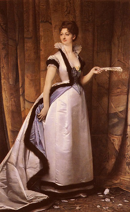 Portrait Of A Woman, Jules-Joseph Lefebvre