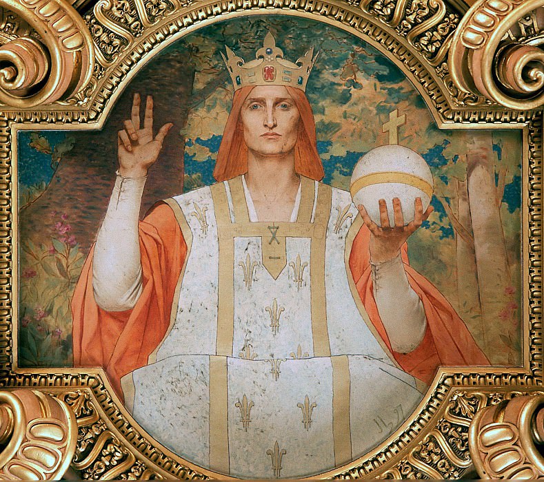 Святой Людовик IX, король французский, Жюль-Жозеф Лефевр