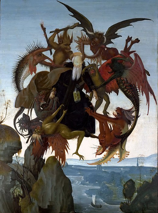 Мучения Святого Антония [приписывется], Микеланджело Буонарроти