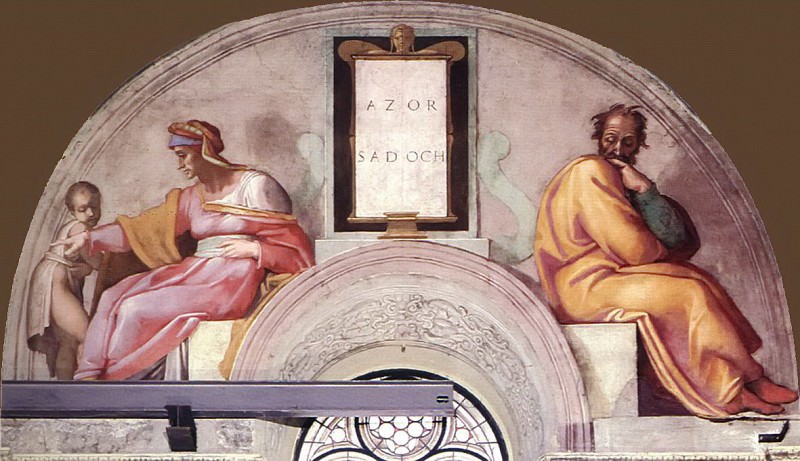 Azor – Zadok, Michelangelo Buonarroti