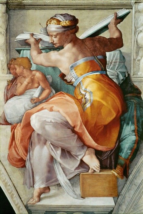 The Libyan Sibyl, Michelangelo Buonarroti