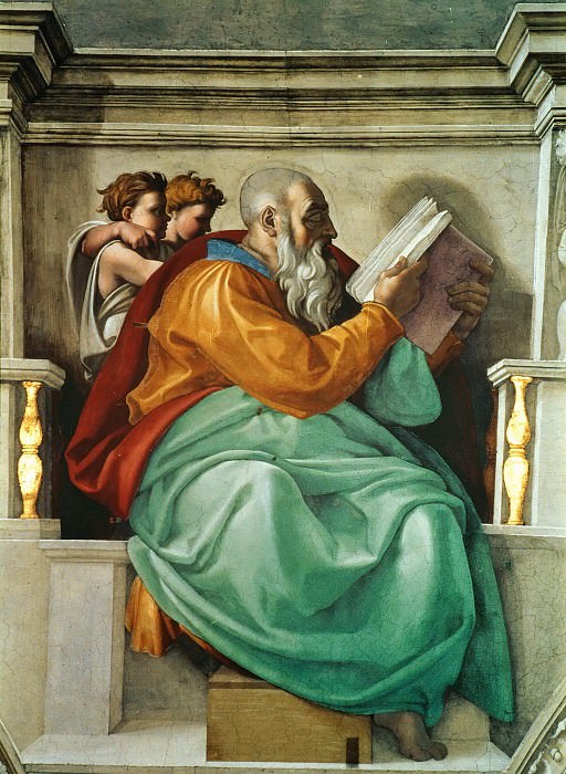 Zechariah, Michelangelo Buonarroti