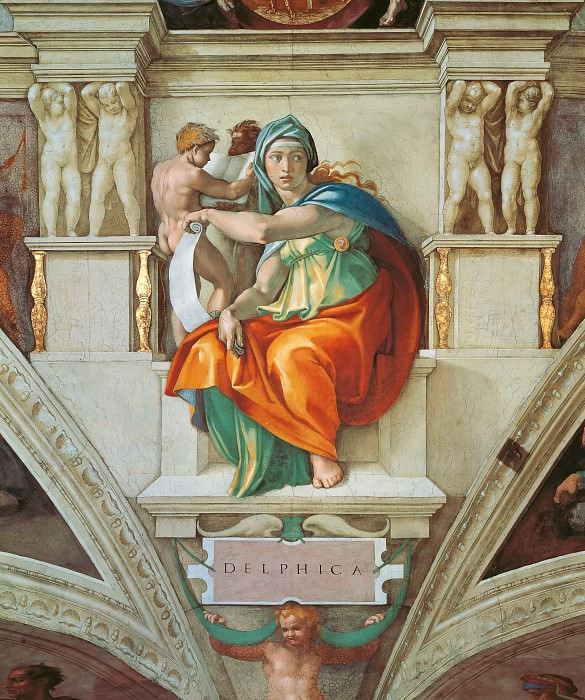 The Delphic Sibyl, Michelangelo Buonarroti