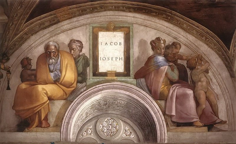Иаков – Иосиф, Микеланджело Буонарроти