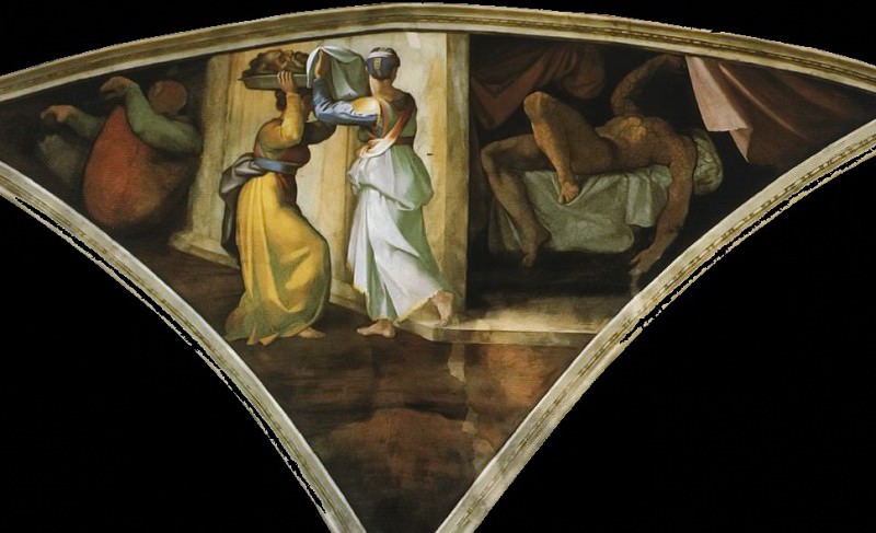 Judith and Holofernes, Michelangelo Buonarroti