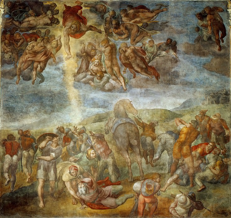 Обращение святого Павла, Микеланджело Буонарроти