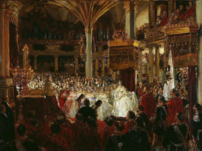 The Coronation of William I at Konigsberg in 1861