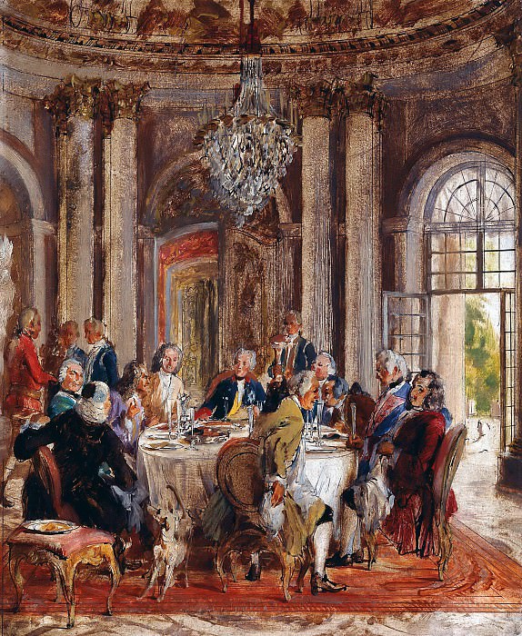 Frederick the Greats Dinner Party at Sanssouci