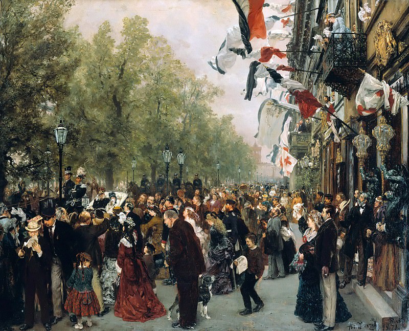 Departure of King Wilhelm I for the Front on July 31, 1870