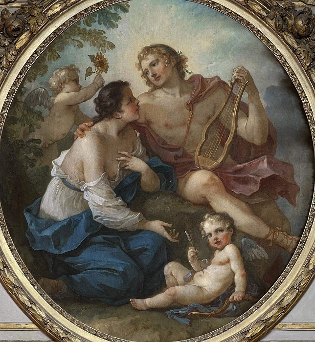 Apollo and Clythia, Charles-Joseph Natoire