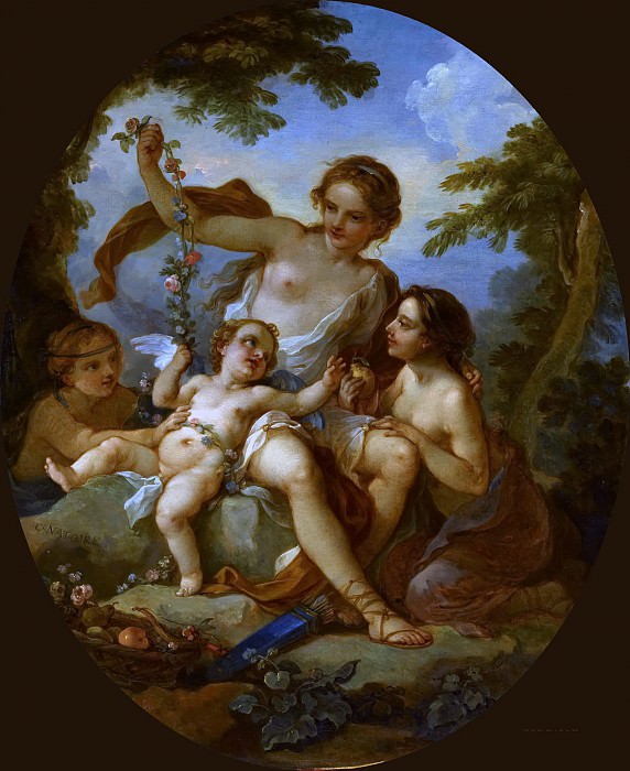 The Education of Cupid, Charles-Joseph Natoire