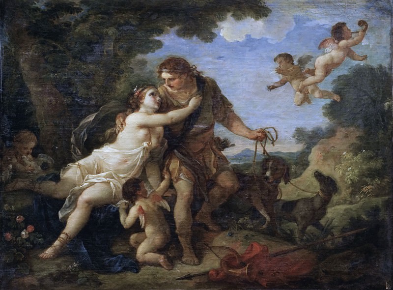 Venus and Adonis, Charles-Joseph Natoire
