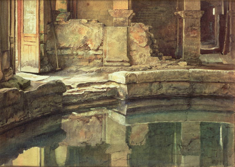 The Roman Bath, Edward John Poynter