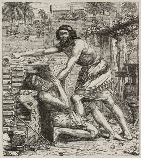 Moses Slaying the Egyptians, Edward John Poynter
