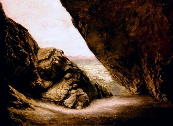 The cave at Tintagel, Edward John Poynter