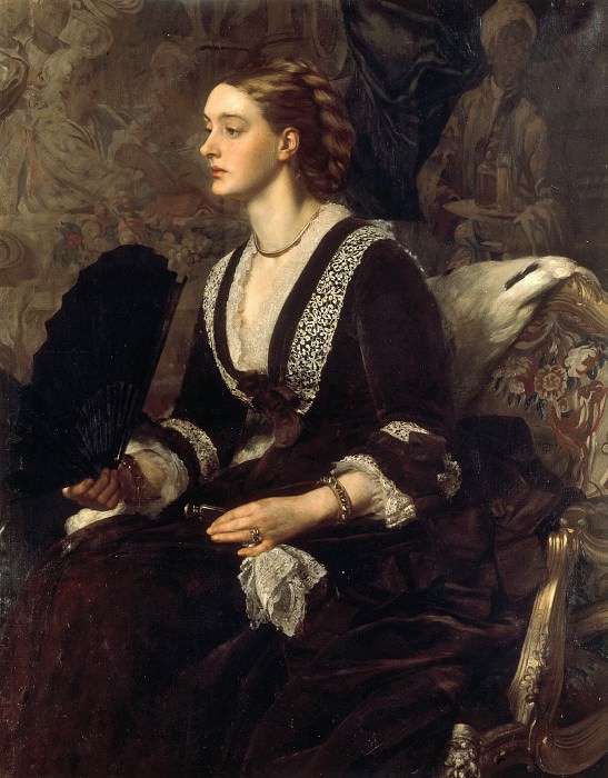 A Portrait of Mrs Archibald Milman, Edward John Poynter