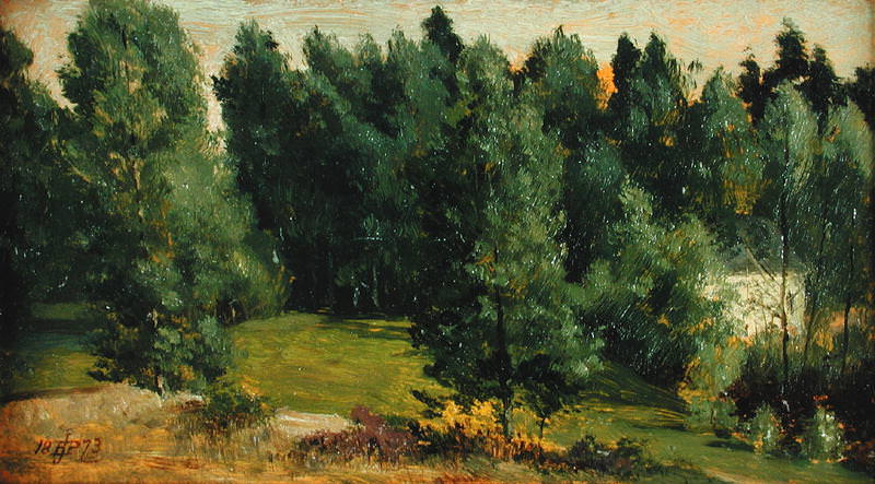 A Wooded Landscape, Edward John Poynter