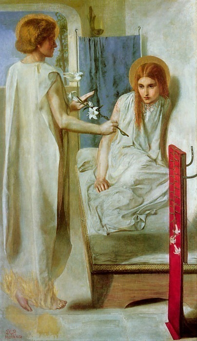 Annunciation, Dante Gabriel Rossetti
