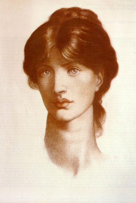 Study For A Vision Of Fiammetta, Dante Gabriel Rossetti