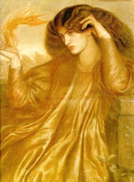 The Woman of the Flame, Dante Gabriel Rossetti