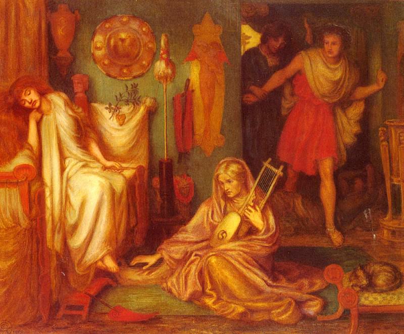 The Return Of Tibullus To Delia, Dante Gabriel Rossetti