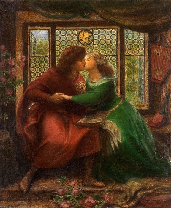 Paolo and Francesca da Rimini, Dante Gabriel Rossetti