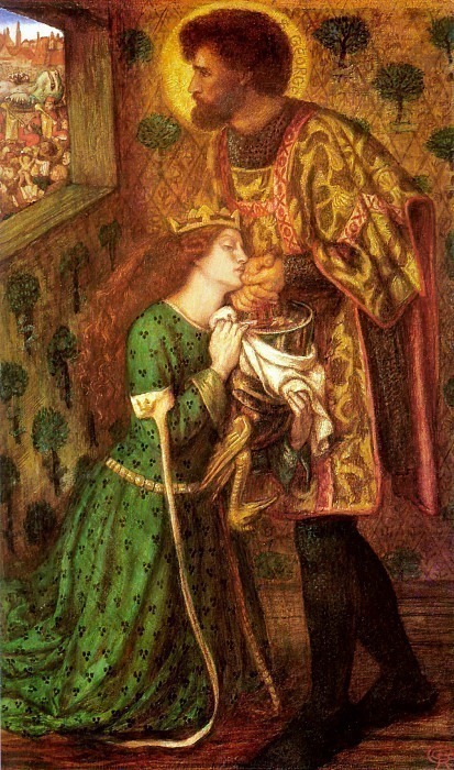 Saint George and the Princess Sabra, Dante Gabriel Rossetti