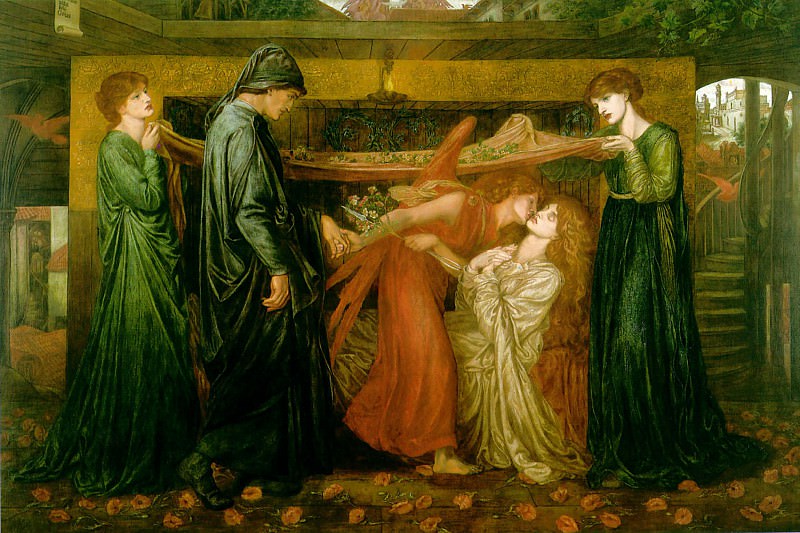 Dantes Dream at the Time of the Death of Beatrice, Dante Gabriel Rossetti
