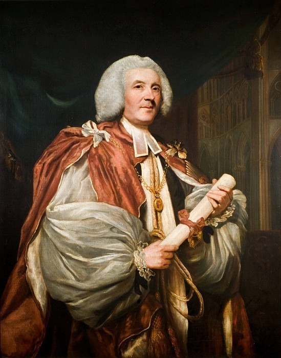 Portrait Of Dr John Thomas, Bishop Of Rochester, Joshua Reynolds