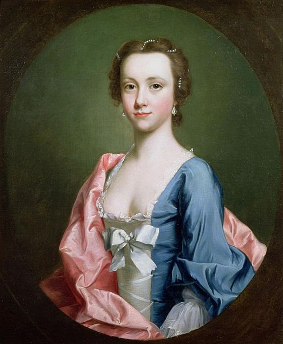 Portrait of a lady traditionally said to be Jenny Cameron of Lochiel, Allan Ramsay