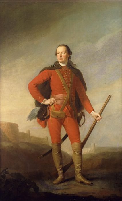 Portrait of Charles, 5th Earl of Elgin and 9th Earl of Kincardine standing full length, Allan Ramsay