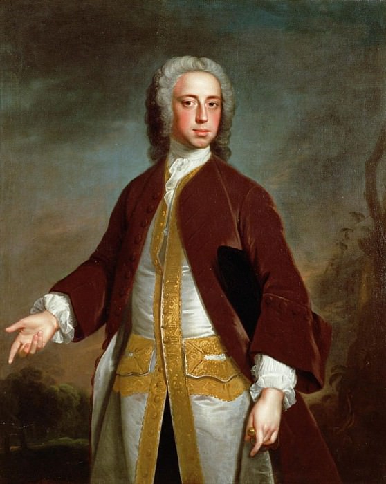 Portrait of Lord Sherard Manners, 6th son of the Duke of Rutland, Allan Ramsay