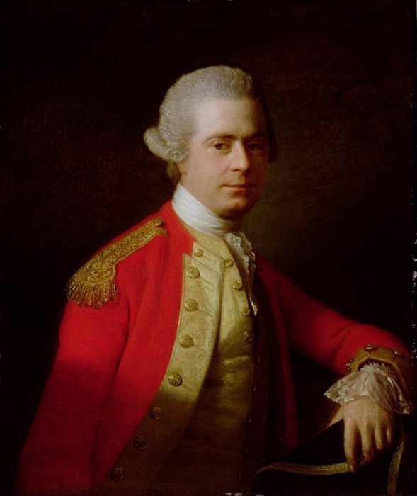 Portrait of an Officer possibly Brigadier-General David Wedderburn, Allan Ramsay