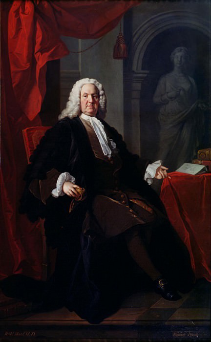 Portrait of Dr. Richard Mead, Allan Ramsay