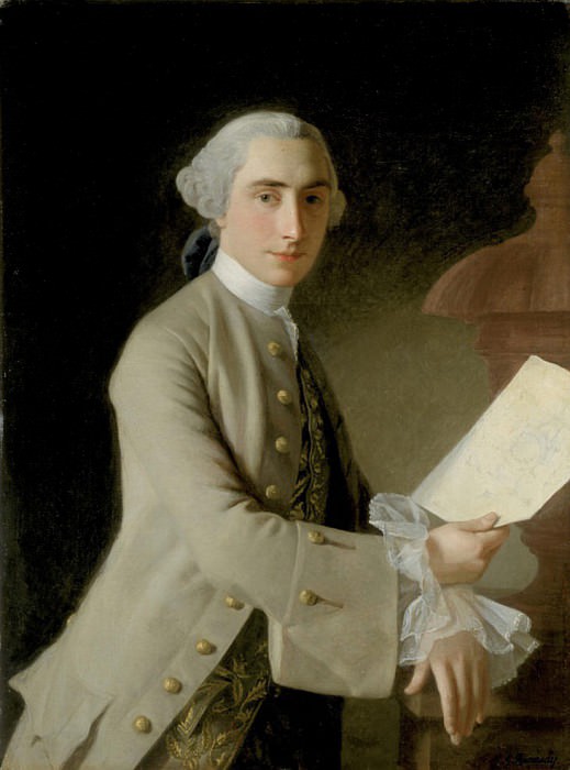 Portrait of James Adam, Allan Ramsay
