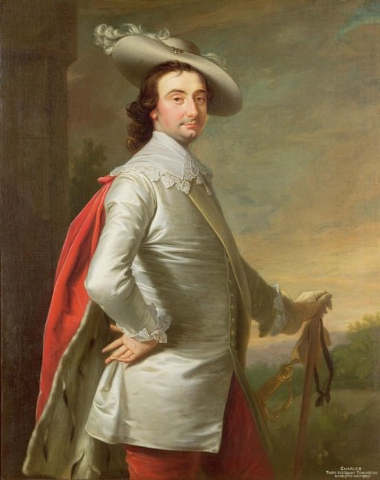 Portrait of Charles 3rd Viscount Townshend, Allan Ramsay