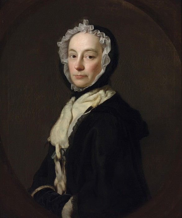 Portrait of Mrs Morris, widow of Colonel Morris of Purcefield Park, Allan Ramsay