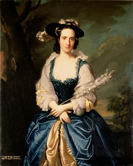 Portrait of Lady Mary Stewart Wife of Kenneth Mackenzie, Lord Fortrose, Allan Ramsay
