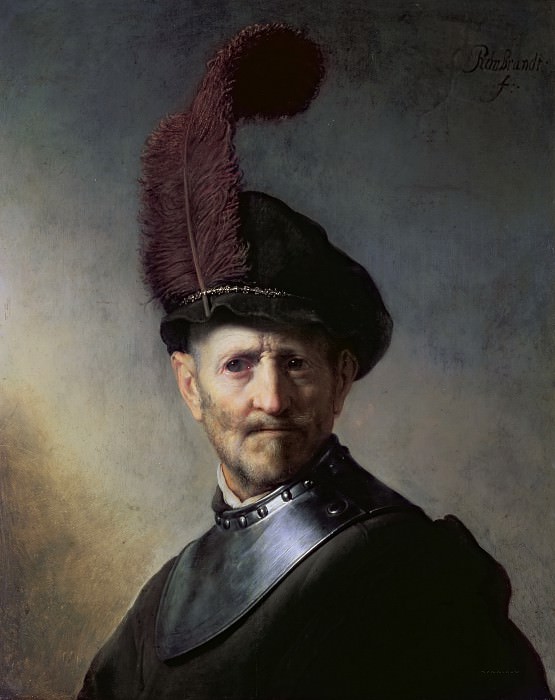 Старик в военной одежде , Рембрандт Харменс ван Рейн