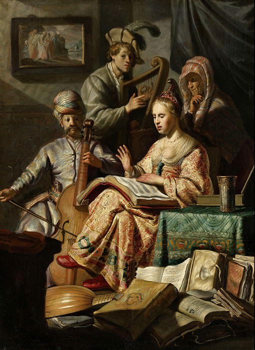 Musical Allegory, Rembrandt Harmenszoon Van Rijn
